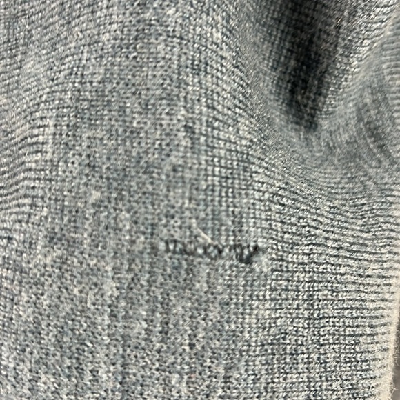 Lululemon Men's Blue Long Sleeve Mock ¼ Zip Knit Sweater - Picture 2 of 9